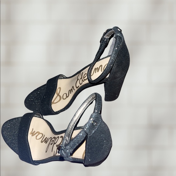 Black Sparkly Heels - Picture 2 of 2